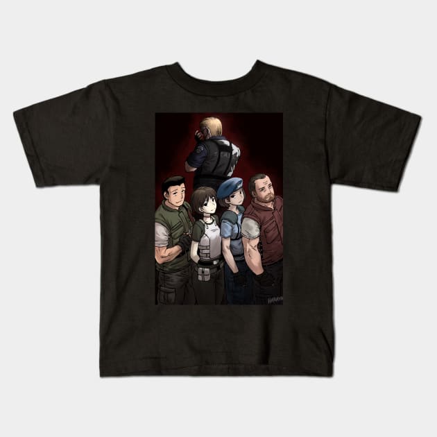 S.T.A.R.S. crusaders Kids T-Shirt by harayamanawari